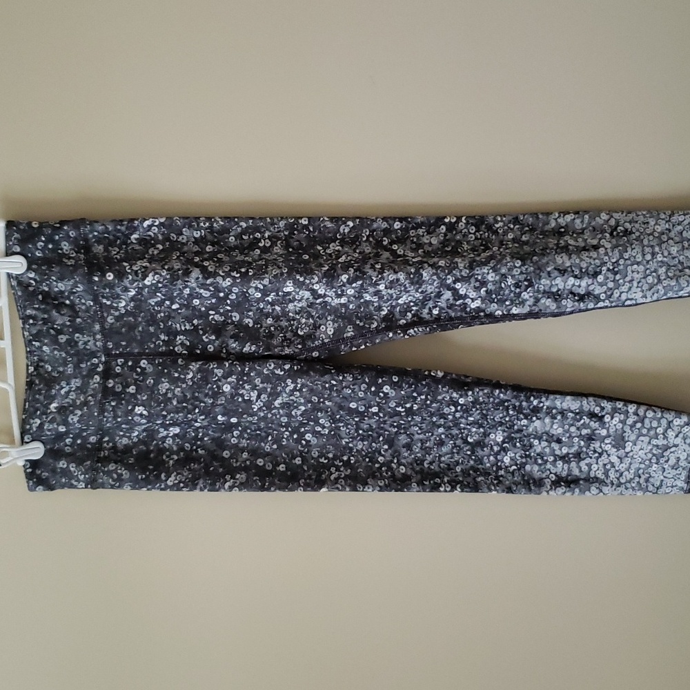 Evolution and Creation Black and White Patterned Leggings